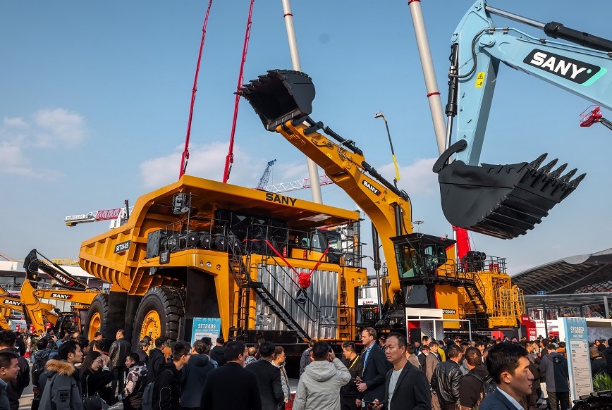 2026年上海宝马展Bauma ChinaBauma China行业机械设备展品展台实拍