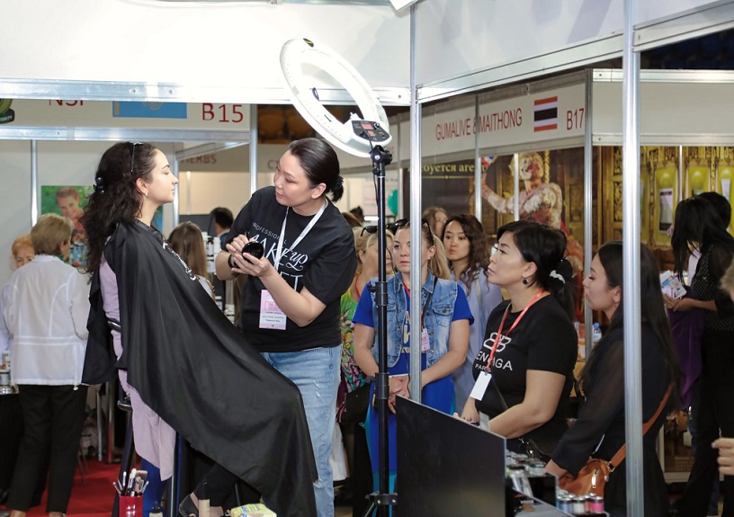 2027年哈萨克斯坦美容展览会Central Asia Beauty Expo展馆现场,专业观众参观实况