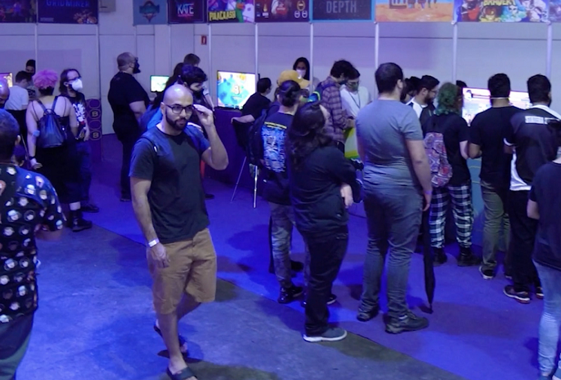 2027年巴西南美洲游戏展览会Gamescom latam展馆现场,专业观众参观实况