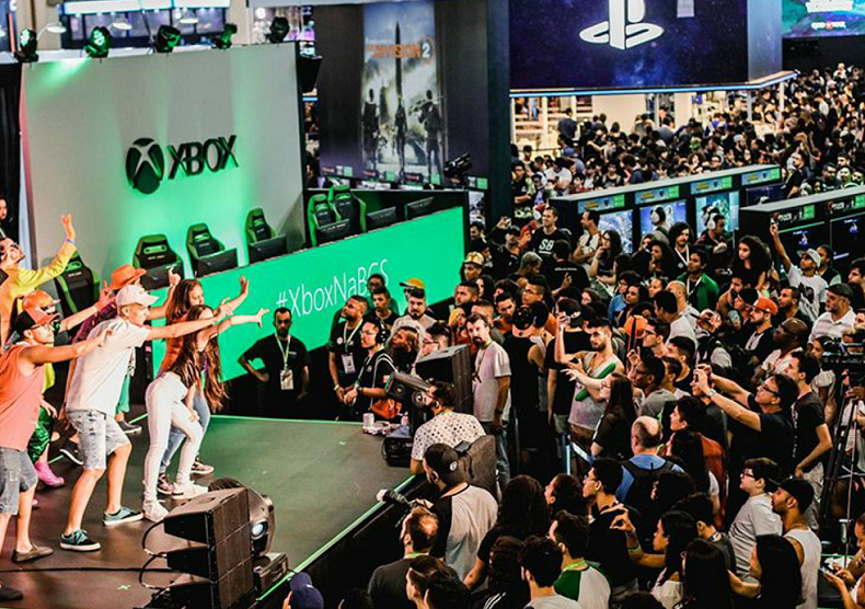 2026年巴西圣保罗游戏展览会Brazil Game Show展馆内部展台环境实拍