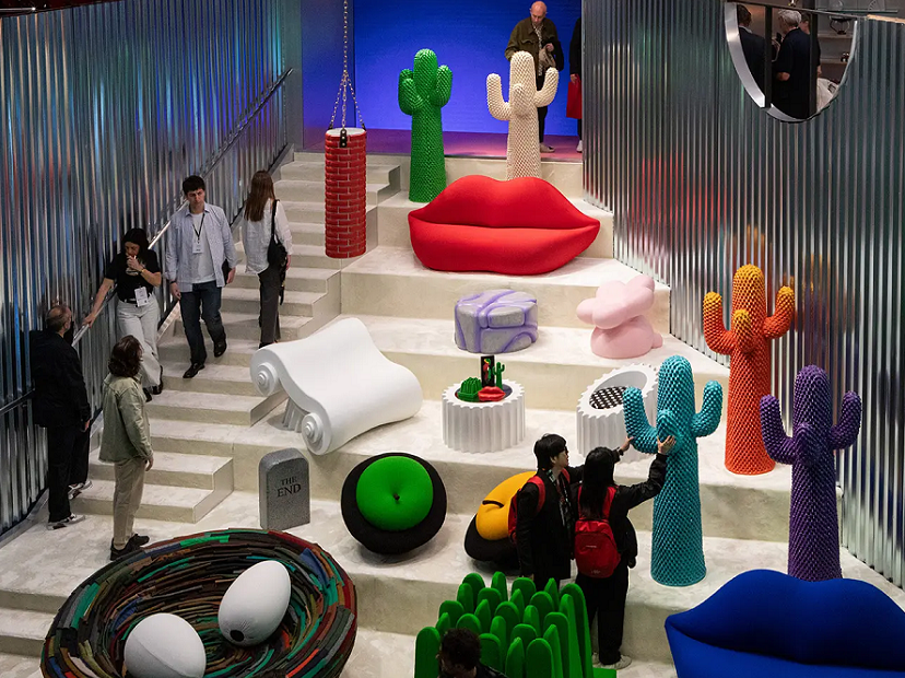 2027年意大利米兰家具展SALONE MILANOSalone del Mobile.Milano展馆现场,专业观众参观实况