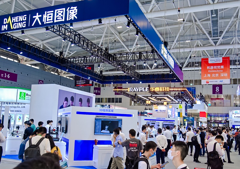 2026年中国(深圳)机器视觉展览会VisionChina Shenzhen展馆现场,专业观众参观实况