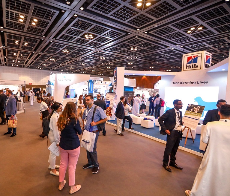 2027年中东迪拜小动物、兽医展览会MEAVC DUBAI展馆内部展台环境实拍