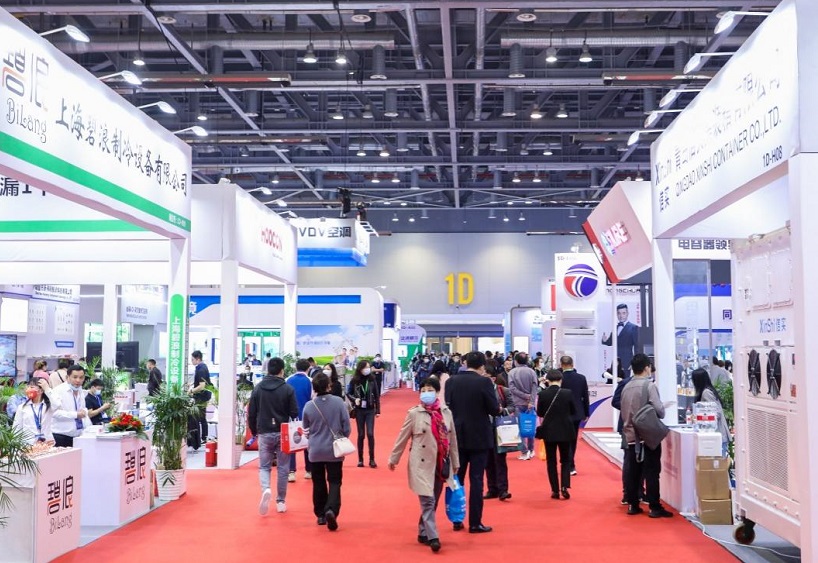 2026年杭州国际空调通风暨制冷及冷链产业展览会RACC展馆现场，专业观众参观实况