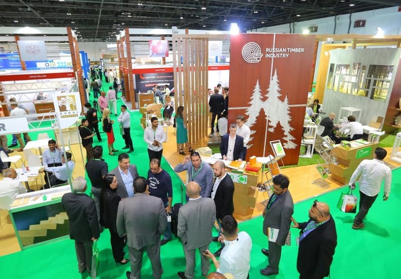 2027年中东迪拜木工机械及家具配件展览会Dubai Wood Show展馆内部展台环境实拍