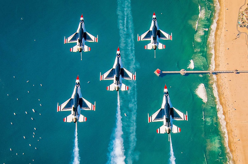 2026年美国海上航空展Pacific Airshow行业机械设备展品展台实拍