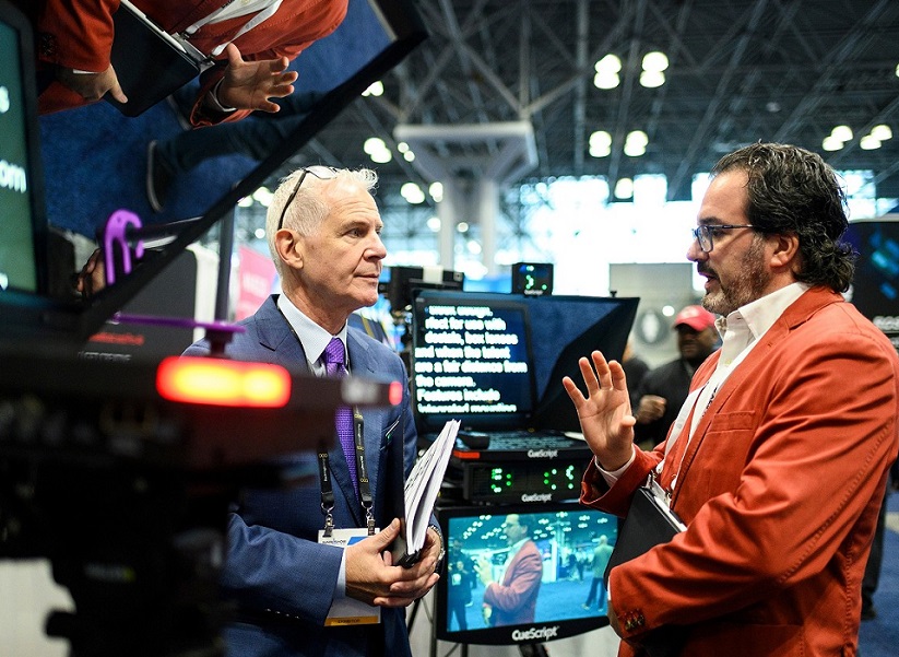 2026年美国纽约广播电视展览会NAB Show New York展馆内部展台环境实拍