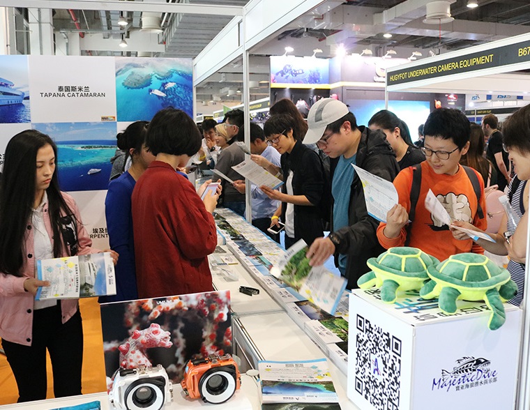 2027年印尼潜水及度假观光展览会DRT SHOW Indonesia展馆内部展台环境实拍