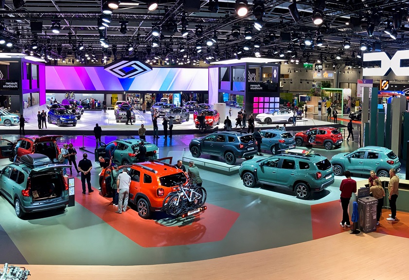 2026年法国巴黎车展Mondial de l’Auto展馆内部展台环境实拍