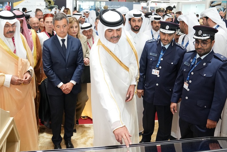 2026年卡塔尔国土安全及军警装备展览会Milipol Qatar展馆内部展台环境实拍