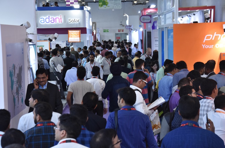 2026年印度新德里可再生能源、风能、太阳能展览会Renewable Energy India Expo展馆现场，专业观众参观实况