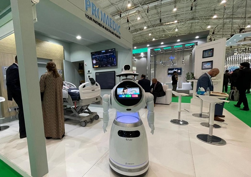 2026年沙特利雅得医疗器械展览会GLOBAL HEALTH EXHIBITION展馆现场，专业观众参观实况