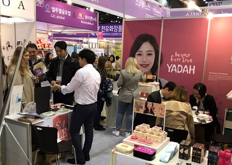 2026年韩国首尔美容美发展览会K Beauty Expo展馆内部展台环境实拍