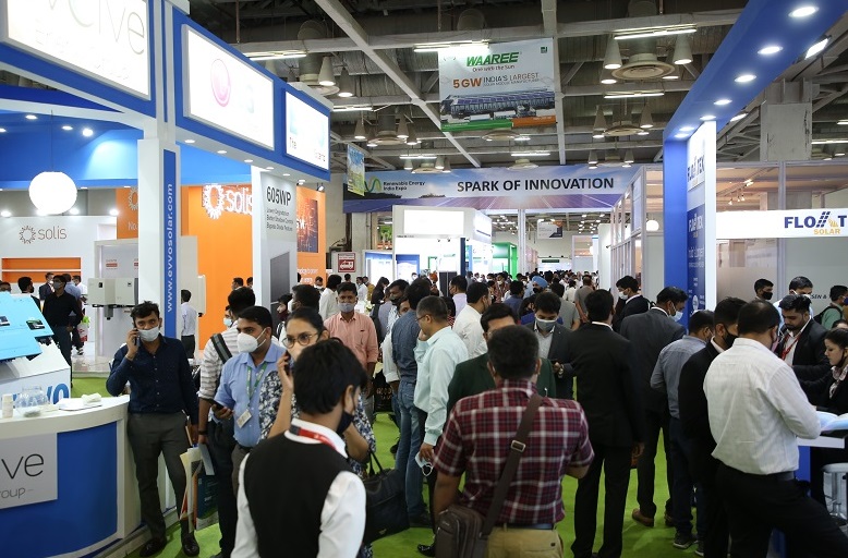 2026年印度新德里可再生能源、风能、太阳能展览会Renewable Energy India Expo展馆内部展台环境实拍