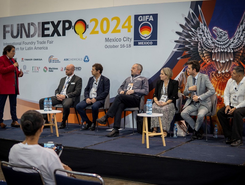 2026年墨西哥铸造展览会GIFA Mexico参展商与海外采购商展台洽谈现场