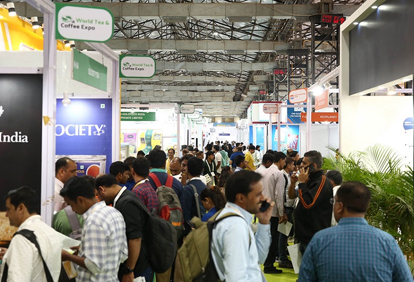 2026年印度世界茶叶与咖啡展览会World Tea Coffee Expo展馆内部展台环境实拍