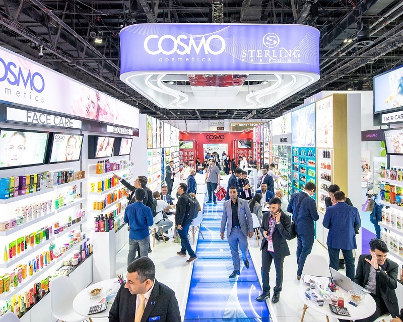 2026年中东迪拜美容展览会Beautyworld Middle East展馆现场,专业观众参观实况