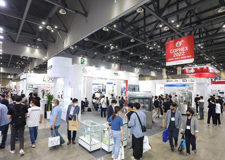 2027年韩国生物医药、化妆品技术展COPHEX展馆内部展台环境实拍