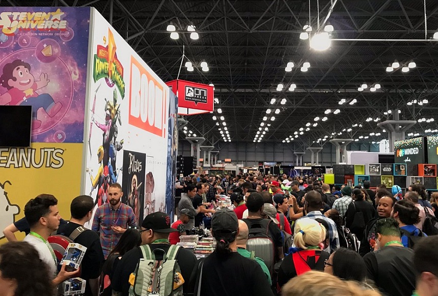2026年美国纽约动漫展-美国动漫节New York Comic Con展馆内部展台环境实拍