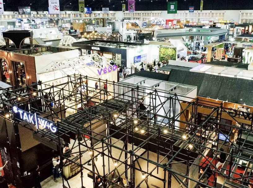 2027年泰国曼谷建材展览会Architect Expo展馆内部展台环境实拍