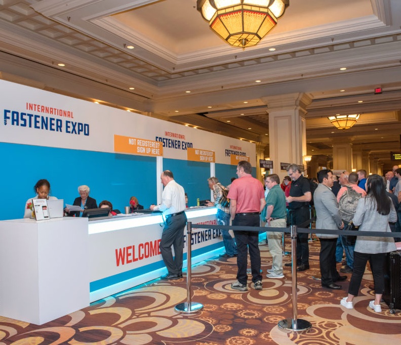 2026年美国国际紧固件展览会International Fastener Expo参展商与海外采购商展台洽谈现场