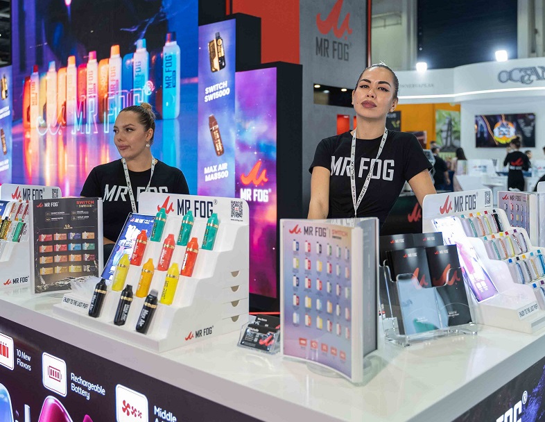 2027年南非世界电子烟展览会World Vape Show展馆内部展台环境实拍