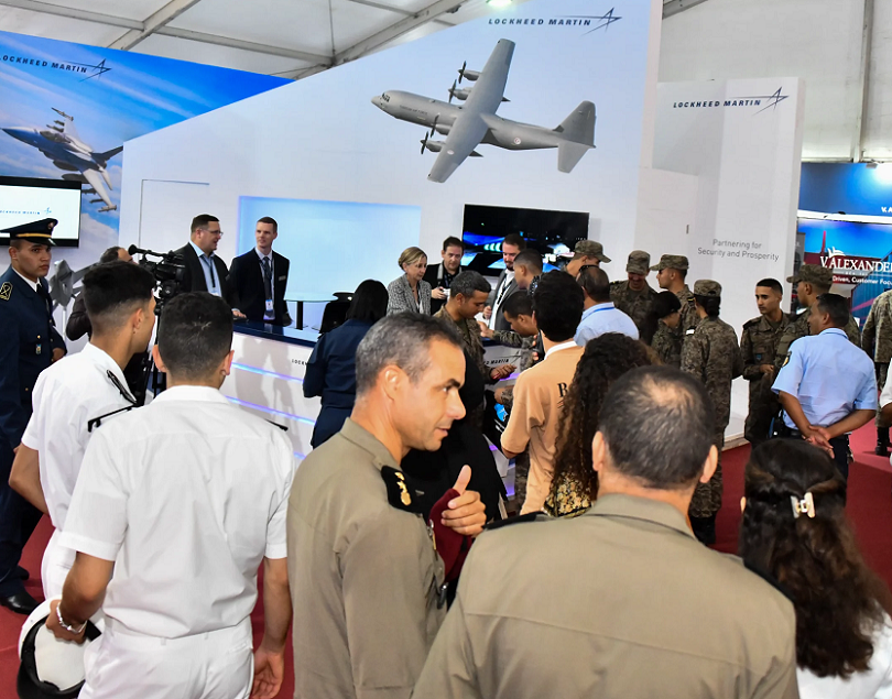 2026年突尼斯航空航天与防务展览会IADE Tunisia展馆现场,专业观众参观实况