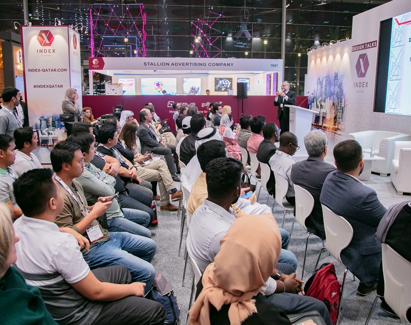 2026年卡塔尔多哈家具及室内装饰展览会INDEX Qatar展馆现场,专业观众参观实况