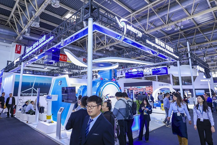 2026年北京风能大会-北京风能展CWPCHINA WIND POWER展馆现场，专业观众参观实况