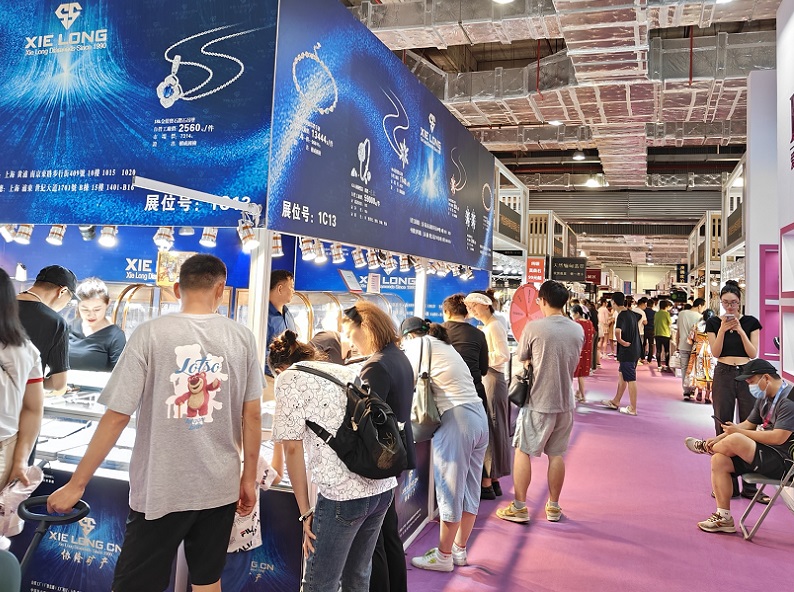 2026年杭州国际珠宝展BJF展馆内部展台环境实拍