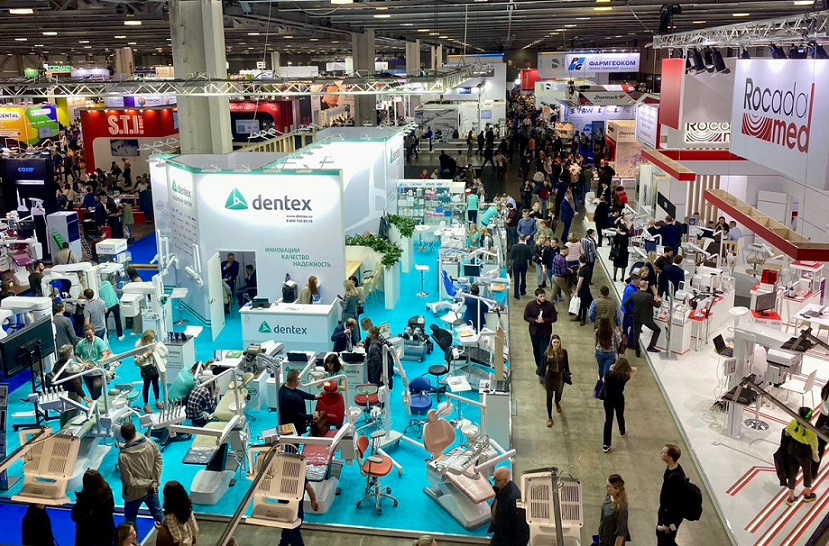 2027年俄罗斯圣彼得堡口腔牙科展览会DENTAL EXPOSTOMATOLOGY SAINT PETERSBURG参展商与海外采购商展台洽谈现场