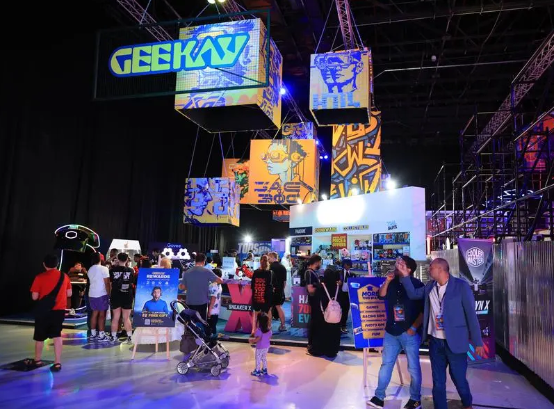 2027年中东阿布扎比游戏动漫展览会ME Gamescon行业机械设备展品展台实拍