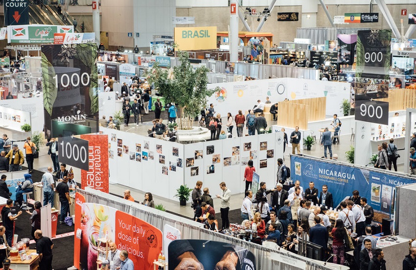 2027年美国世界咖啡展览会World of Coffee行业机械设备展品展台实拍