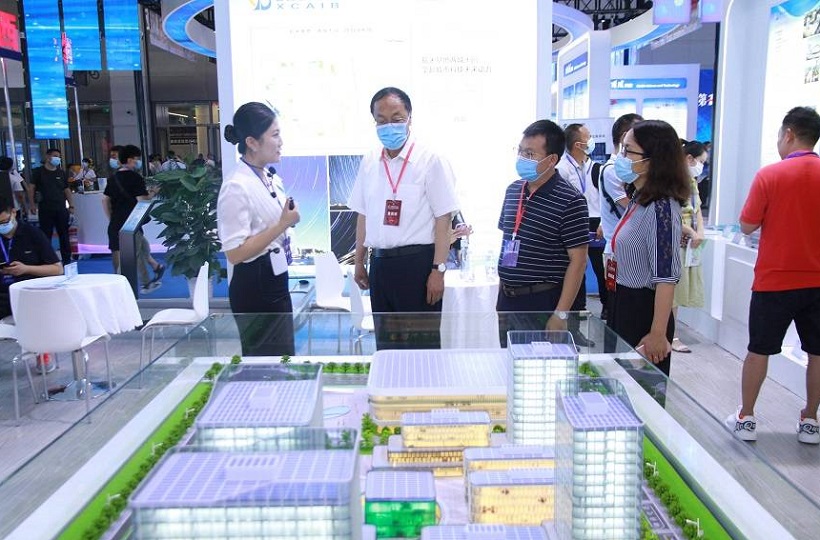 2026年西安科博会XATEC展馆内部展台环境实拍