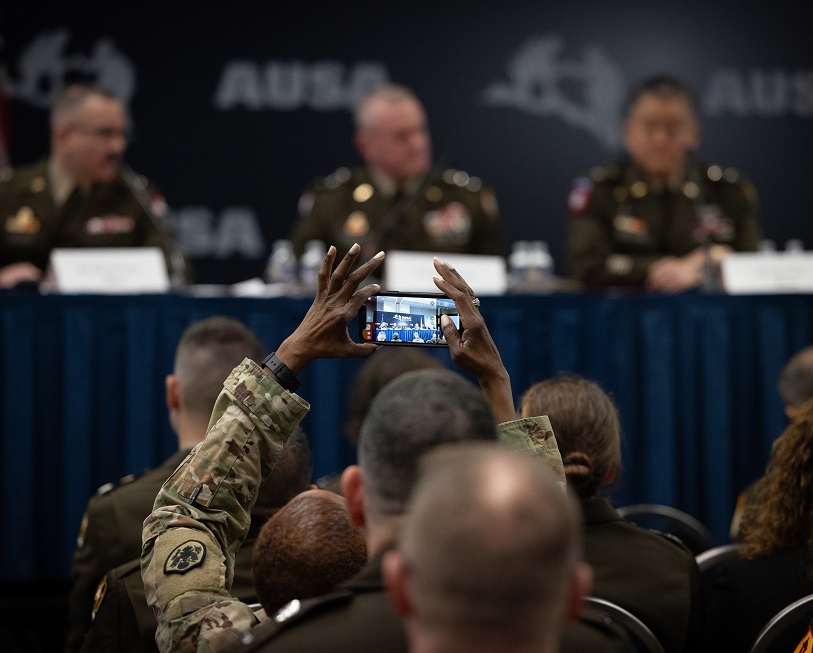 2026年美国陆军防务展-美国陆军协会年会AUSAAssociation of the United States Army展馆内部展台环境实拍