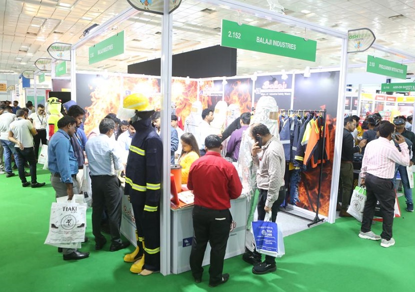 2026年印度劳保展览会OSH INDIA行业机械设备展品展台实拍