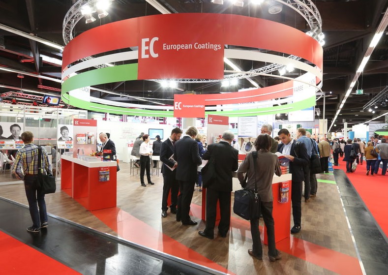 2027年德国纽伦堡涂料展览会ECSEUROPEAN COATINGS SHOW展馆现场,专业观众参观实况