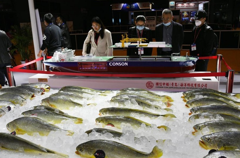 2026年中国国际渔业博览会-青岛渔博会China Fisheries & Seafood Expo展馆现场,专业观众参观实况