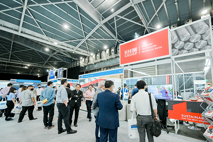 2026年新加坡亚洲不锈钢展览会Stainless steel World Asia展馆现场,专业观众参观实况
