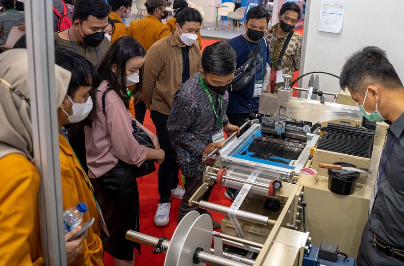 2027年印尼数码纺织及丝网印刷展览会INDO TEXPRINT行业机械设备展品展台实拍