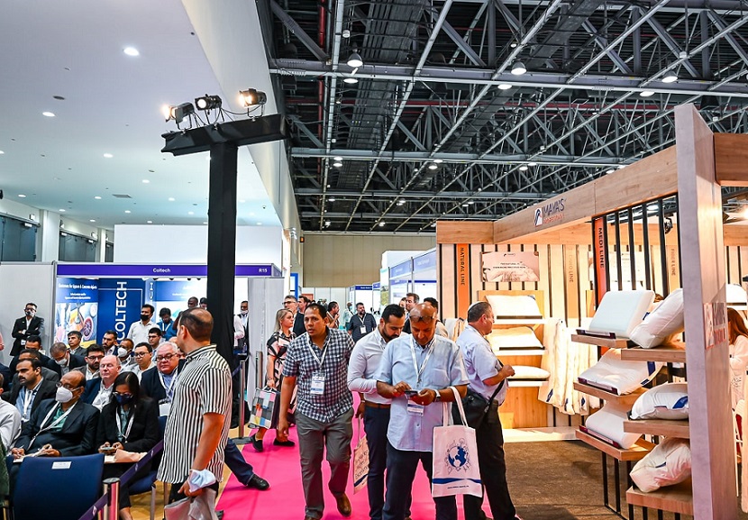 2027年荷兰欧洲睡眠展览会Sleep Expo Europe参展商与海外采购商展台洽谈现场