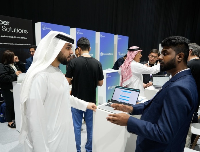 2026年中东阿布扎比人工智能大会暨展览会Global AI Show行业机械设备展品展台实拍